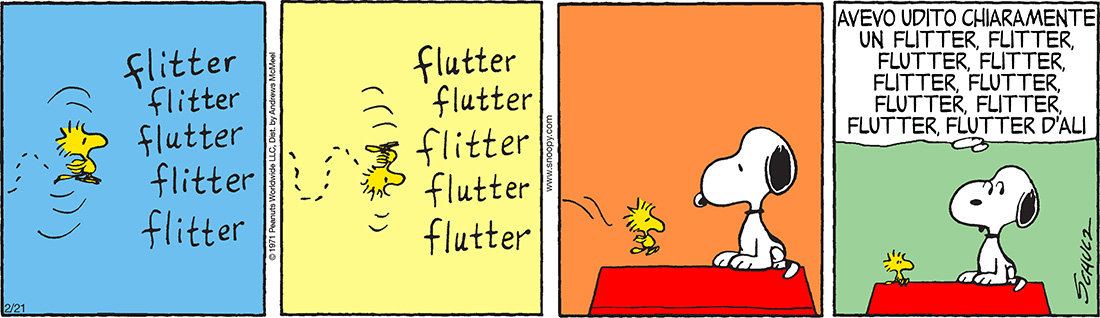 Peanuts 2018 febbraio 21