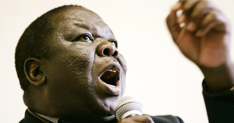 Morgan Tsvangirai a Luton, in Regno Unito, nel 2007
(AP Photo/Sang Tan)