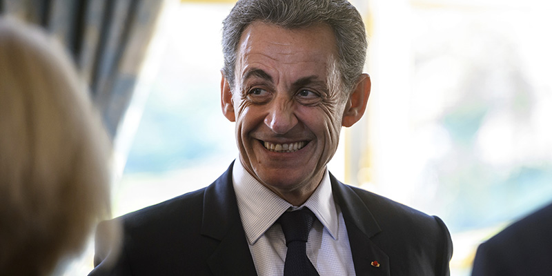 Nicolas Sarkozy, Parigi, 6 novembre 2017
(Christophe Petit Tesson, Pool via AP)