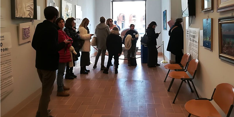Un seggio di Macerata, 4 marzo 2018 (ANSA)