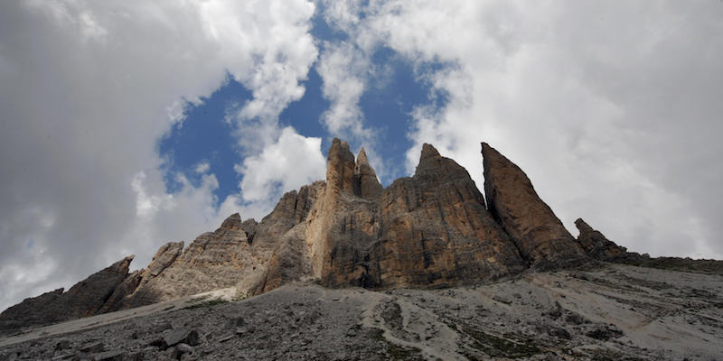 Le Tre Cime di Lavaredo, nelle Dolomiti di Sesto (GIUSEPPE CACACE/AFP/Getty Images)