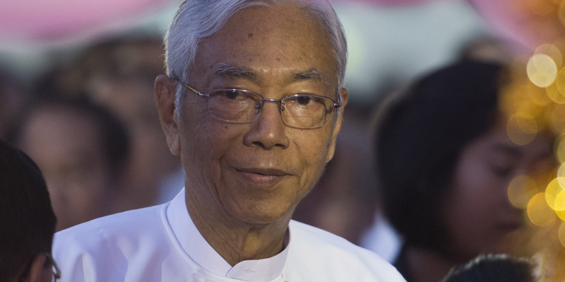 Il presidente del Myanmar, Htin Kyaw, si è dimesso