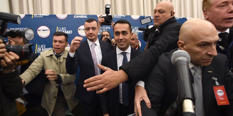 Luigi Di Maio. (FILIPPO MONTEFORTE/AFP/Getty Images)