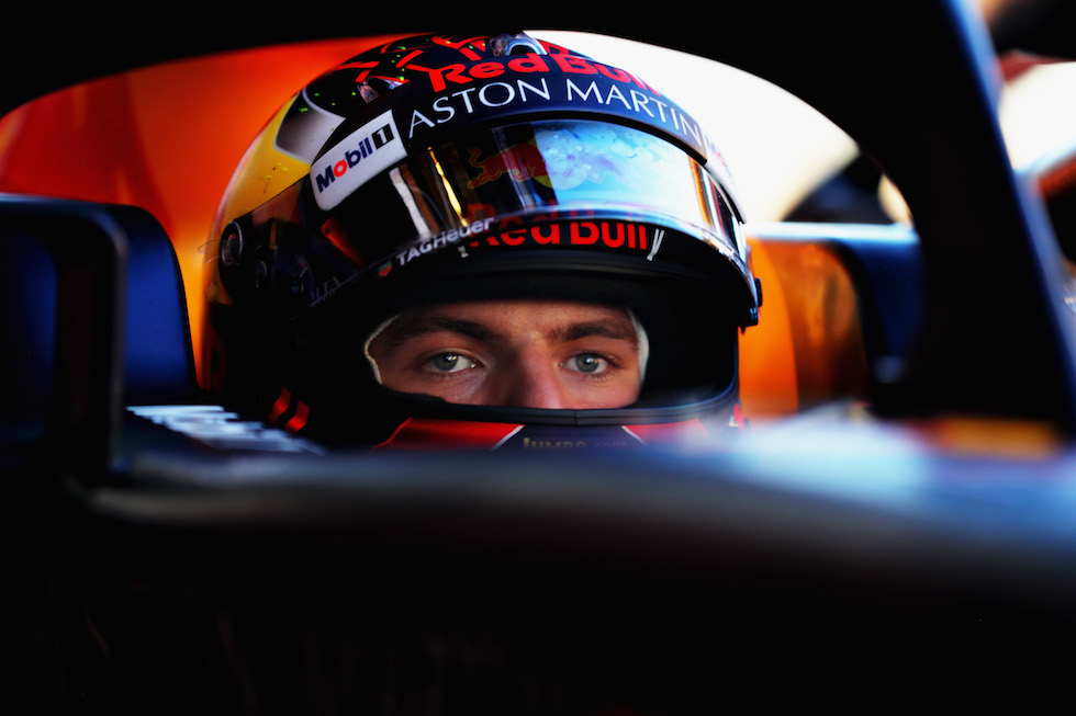 Max Verstappen nell'abitacolo della Red Bull 
(Mark Thompson/Getty Images)