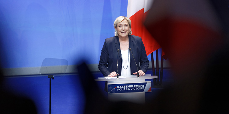 Marine Le Pen a Lille, 11 marzo 2018 (Sylvain Lefevre/Getty Images)