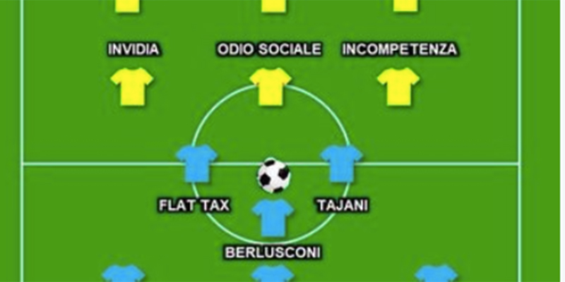 Silvio Berlusconi, trequartista