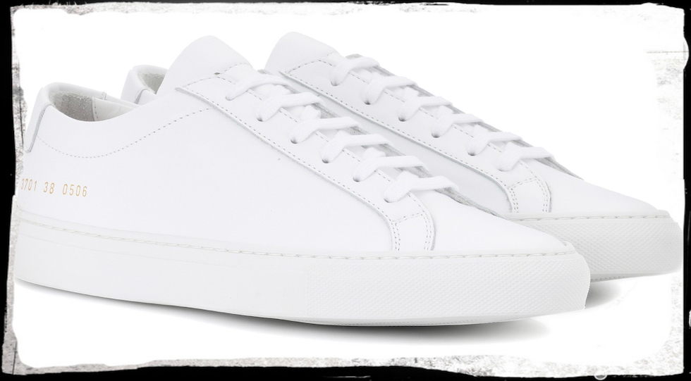 sneakers bianche pelle donna