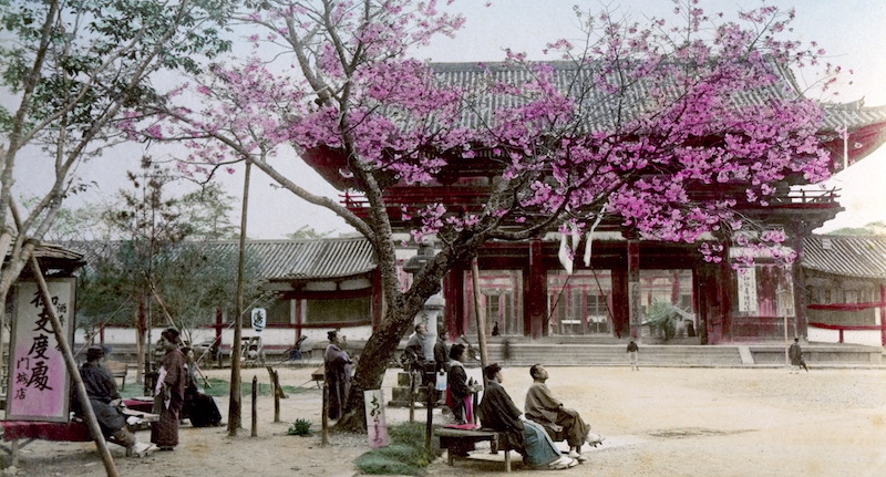 Una foto a colori scattata in Giappone, nel 1870
(Agentur Voller Ernst/picture-alliance/dpa/AP Images