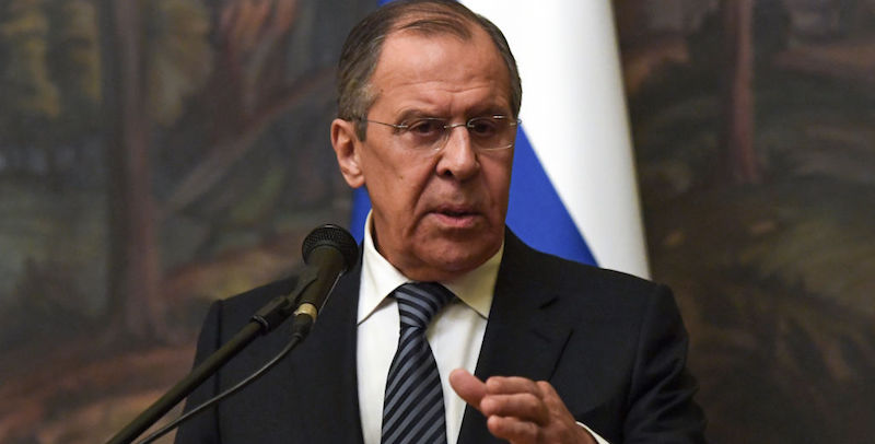 Il ministro degli Esteri russo Sergei Lavrov (YURI KADOBNOV/AFP/Getty Images)