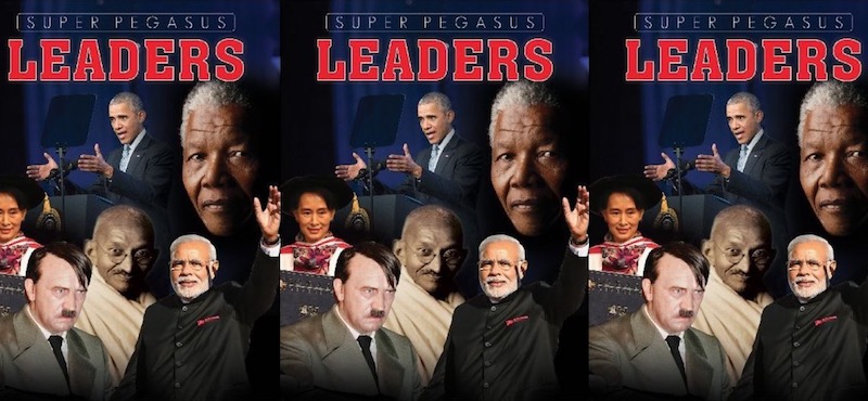 Sulla copertina di "Leaders" Adolf Hitler è rappresentato vicino a Barack Obama e Gandhi, tra gli altri
