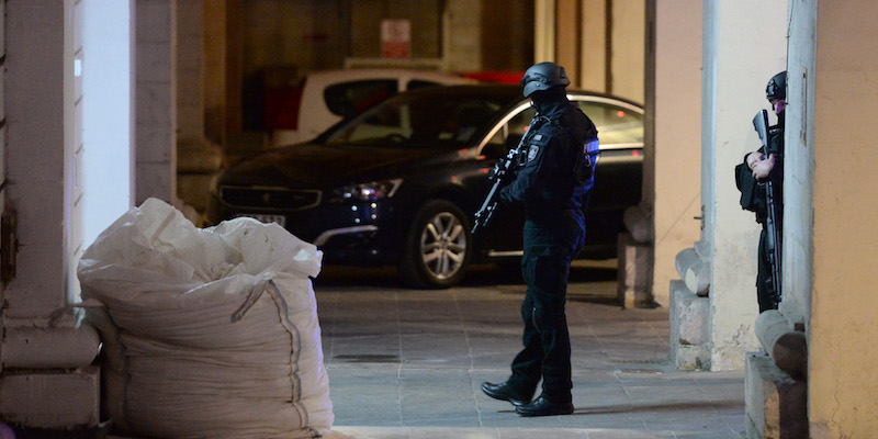 Poliziotti maltesi a La Valletta (MATTHEW MIRABELLI/AFP/Getty Images)