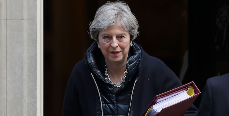 Theresa May (DANIEL LEAL-OLIVAS/AFP/Getty Images)