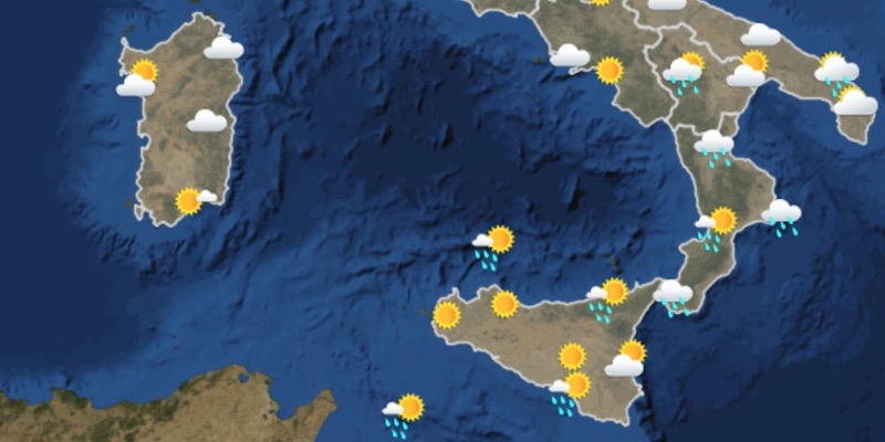 Le previsioni meteo per martedì 27 marzo