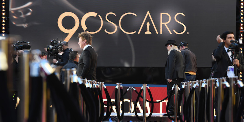 Il red carpet del Dolby Theatre di Los Angeles (ROBYN BECK/AFP/Getty Images)