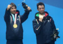 Gli sciatori Giacomo Bertagnolli e Fabrizio Casal hanno vinto l'oro alle Paralimpiadi di Pyeongchang nello slalom speciale nella categoria “visually impaired”