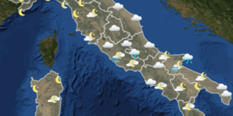 Le previsioni meteo per domani, mercoledì 7 marzo