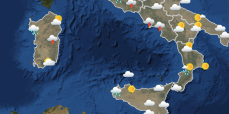 Il meteo in Italia per domani, martedì 6 marzo