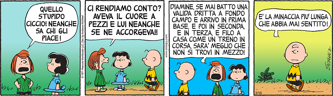 Peanuts 2018 marzo 16