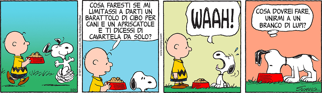 Peanuts 2018 marzo 22
