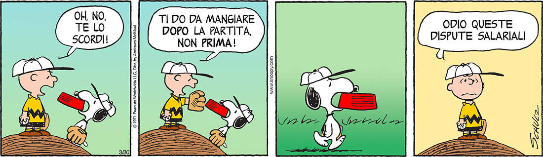 Peanuts 2018 marzo 30