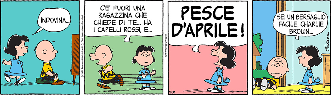 Peanuts 2018 marzo 30