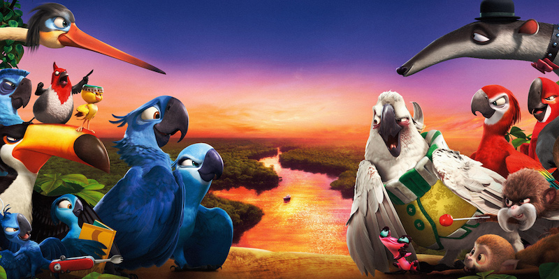 I personaggi del film d'animazione "Rio 2"