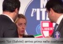 Il video in cui Meloni e Salvini discutono fra di loro del voto di domenica