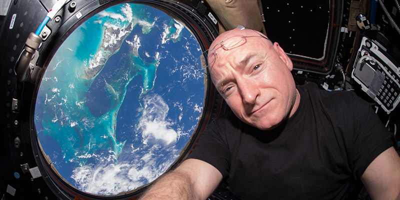 Scott Kelly sulla Stazione Spaziale Internazionale - 12 luglio 2015 (NASA via Getty Images)