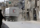 Il convoglio ONU carico di aiuti umanitari è stato costretto a lasciare Ghouta orientale (Siria) a causa dei bombardamenti