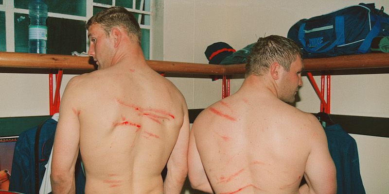 Vecchie foto dagli spogliatoi