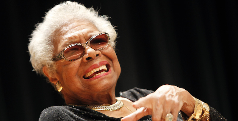 Maya Angelou a Washington D.C., 5 aprile 2014 
(Paul Morigi/AP Images for National Portrait Gallery)