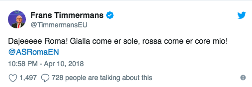 «Scusami ma sono romanista da quarant’anni»