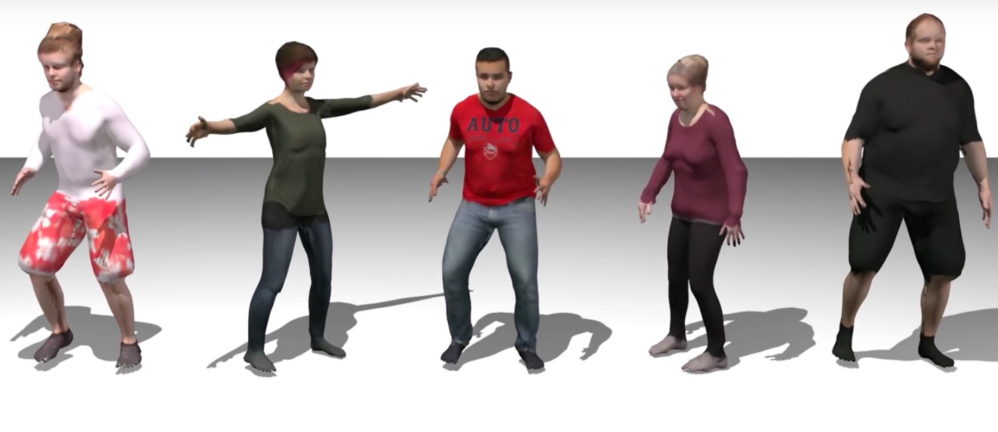 Questa intelligenza artificiale crea una versione 3D del vostro corpo in pochi secondi