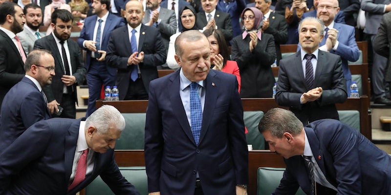 Il presidente turco Recep Tayyip Erdogan (ADEM ALTAN/AFP/Getty Images)