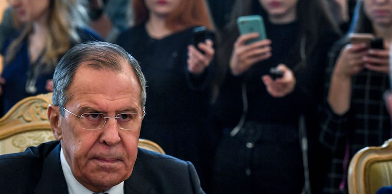 Il ministro degli Esteri russo Sergei Lavrov (YURI KADOBNOV/AFP/Getty Images)