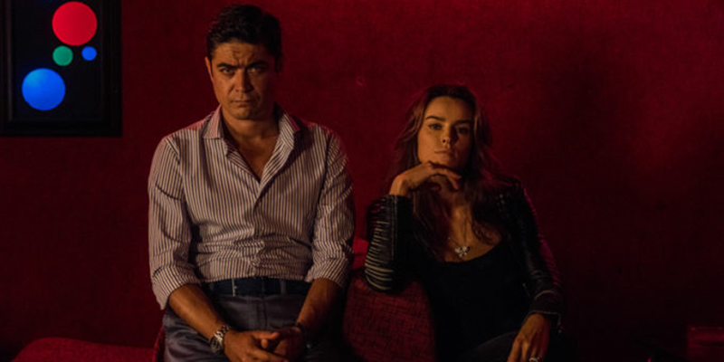 Riccardo Scamarcio e Kasia Smutniak sul set di “Loro”. (Gianni Fiorito)