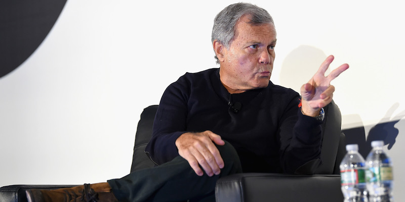 Martin Sorrell il 6 febbraio 2018, a New York (Ben Gabbe/Getty Images for The Association of Magazine Media)
