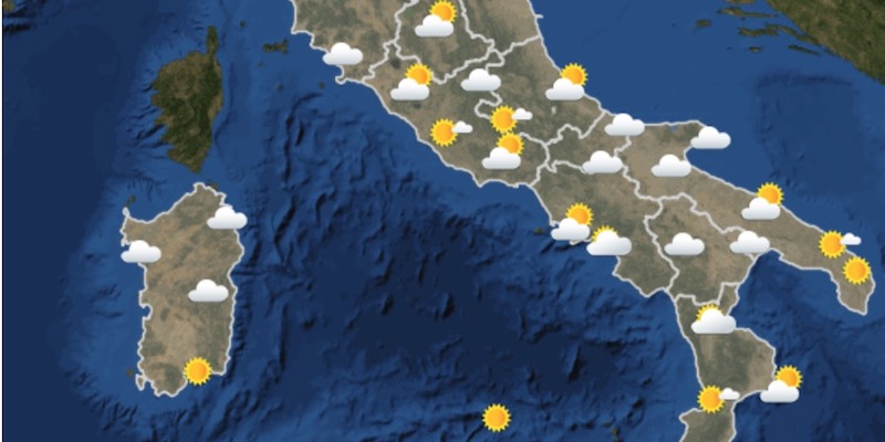 Le previsioni meteo per domani, domenica 8 aprile