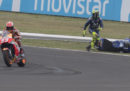 Marc Marquez ha fatto cadere Valentino Rossi nel Gran Premio d'Argentina