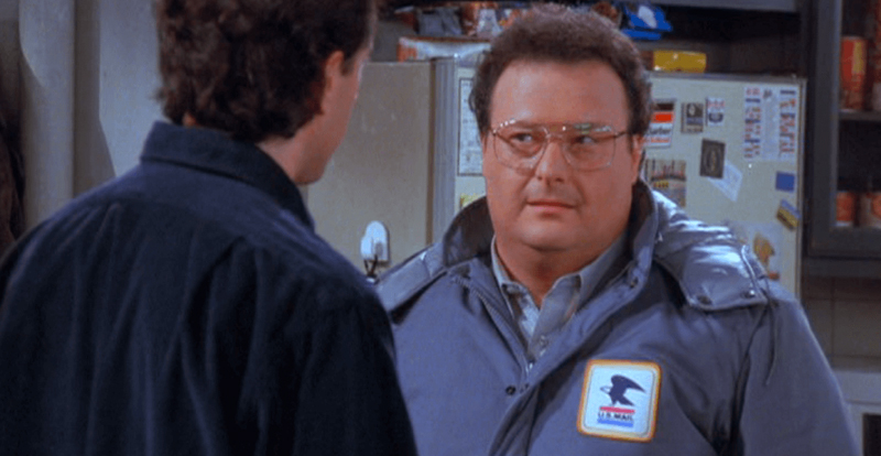 Nella foto: Newman, il postino della serie “Seinfeld” (NBC).