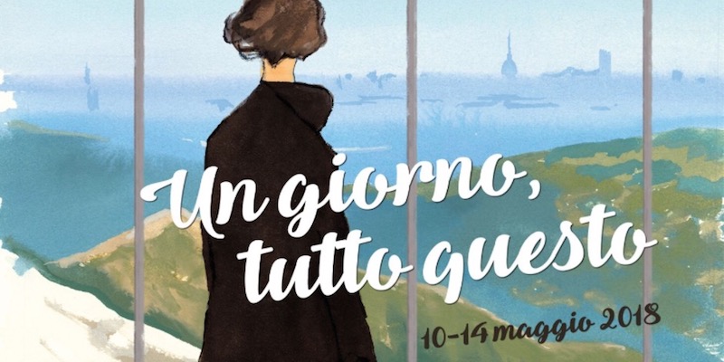 Particolare dell'immagine disegnata da Manuele Fior per il Salone del Libro 2018