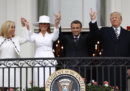 Le foto di Emmanuel Macron alla Casa Bianca