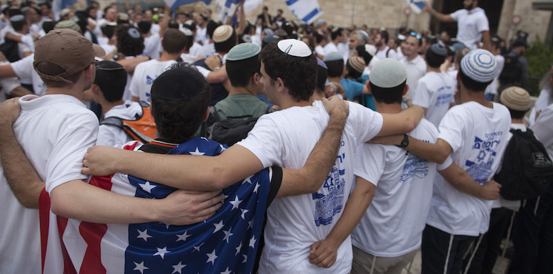 I festeggiamenti del Jerusalem Day. (Lior Mizrahi/Getty Images)