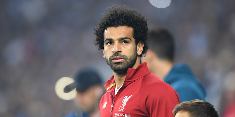 Mohamed Salah all'entrata in campo nella finale di Champions League (Shaun Botterill/Getty Images)