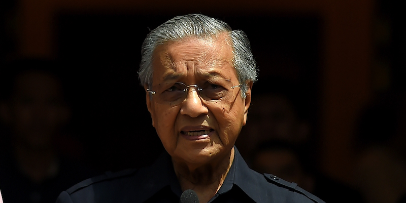 Mahathir Mohamad (MANAN VATSYAYANA/AFP/Getty Images)