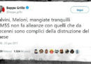 Un tweet di Beppe Grillo che non è invecchiato bene