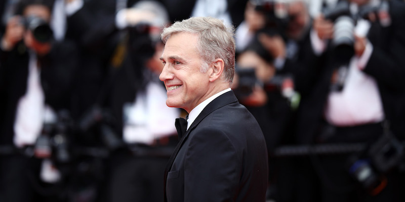 L'attore Christoph Waltz alla proiezione di Yomeddine al festival di Cannes, 9 maggio 2018 
(John Phillips/Getty Images)