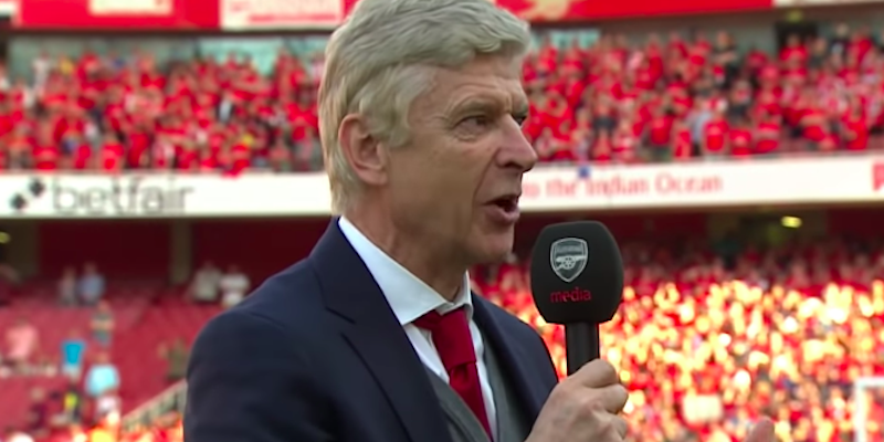 Il discorso di addio di Arsene Wenger ai tifosi dell’Arsenal