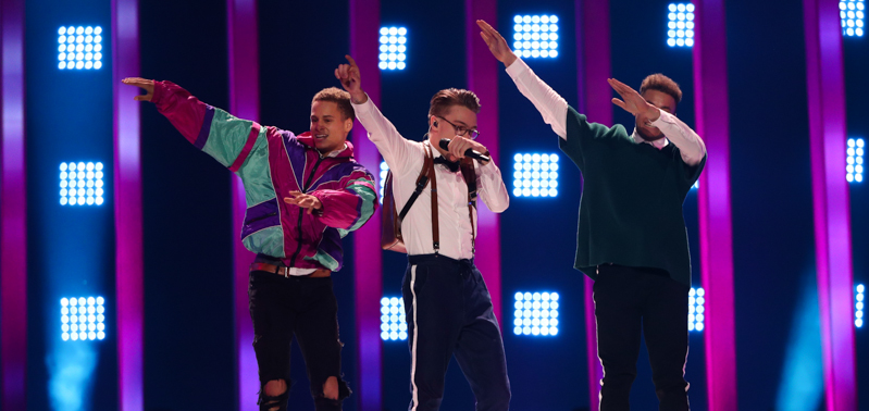 Il cantante della Repubblica Ceca Mikolas Josef. (Carlos Rodrigues/Getty Images)