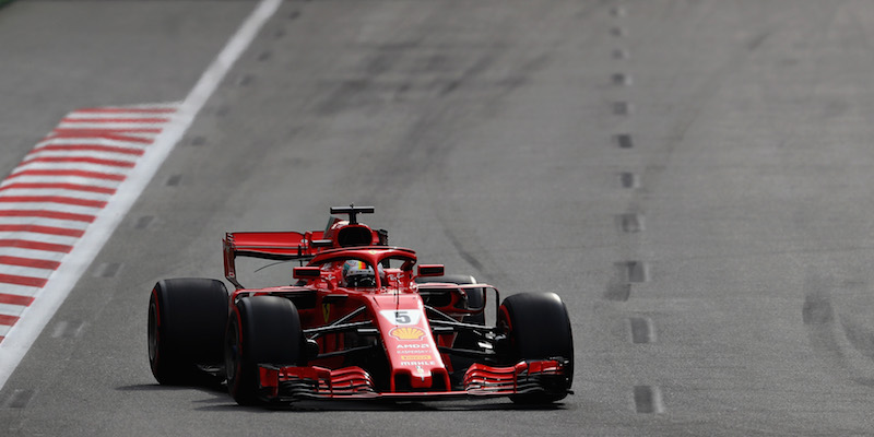 Sebastian Vettel sulla Ferrari (Mark Thompson/Getty Images)